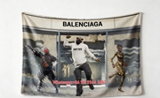 Balenciaga x Fortnite Scene Print Flannel Throw Blanket BA268